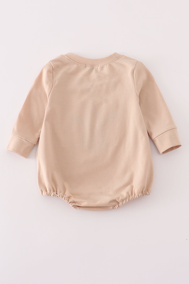 Beige turkey french knot bubble