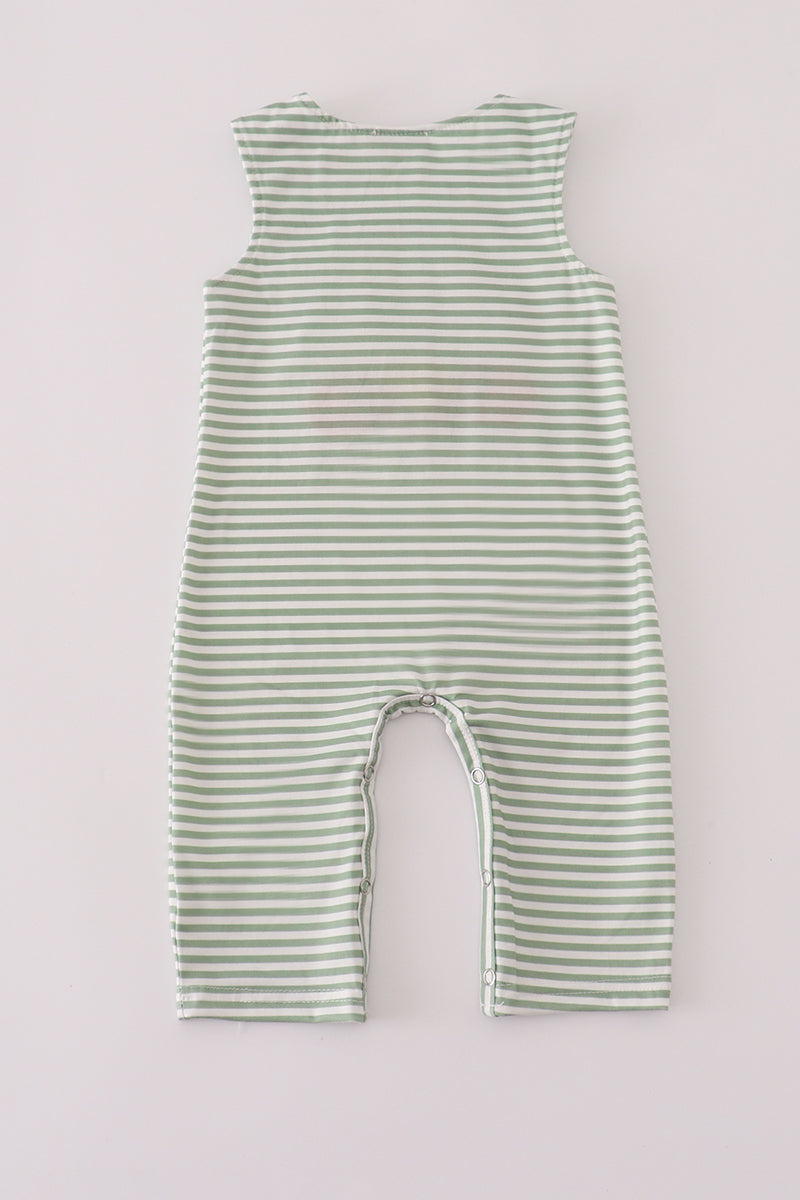 Green turkey french knot stripe jonjon