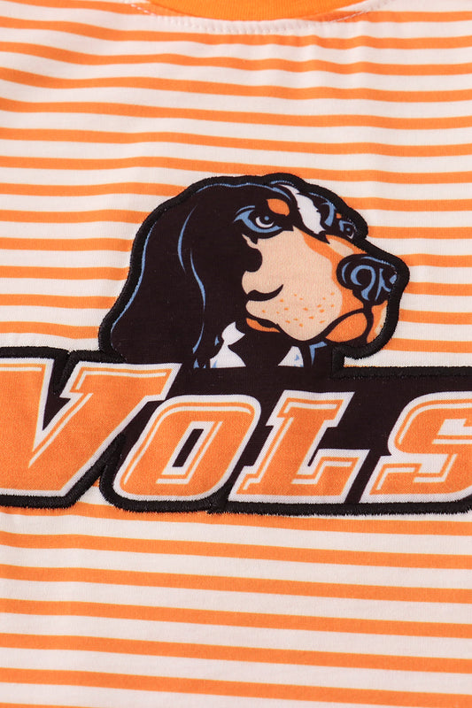 Tennessee applique stripe top