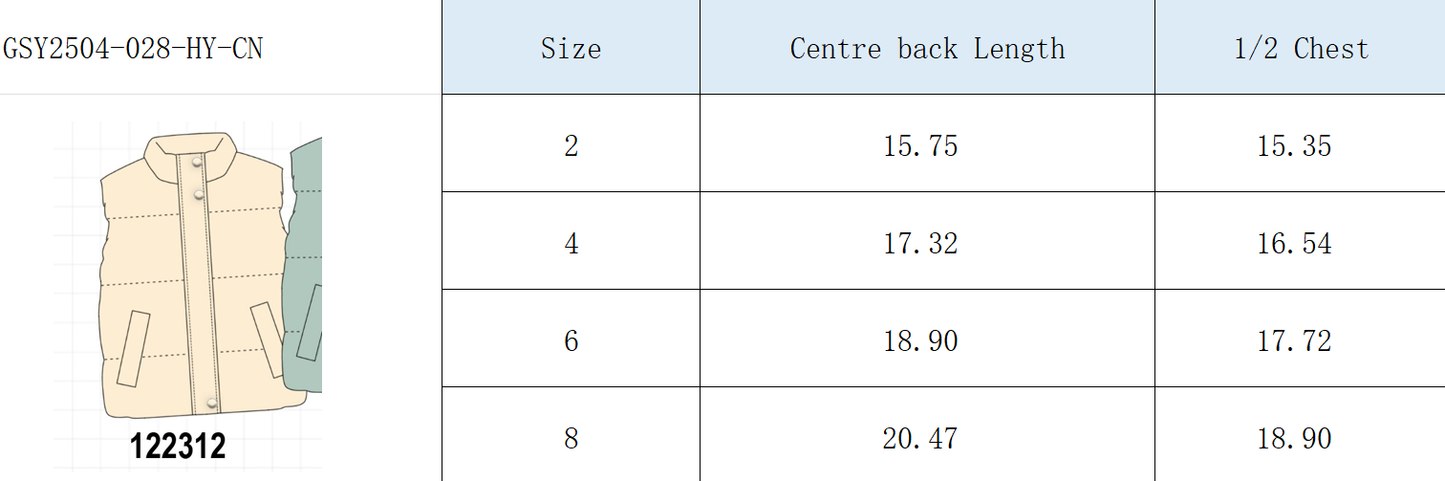 Sage mom&me puffer vest