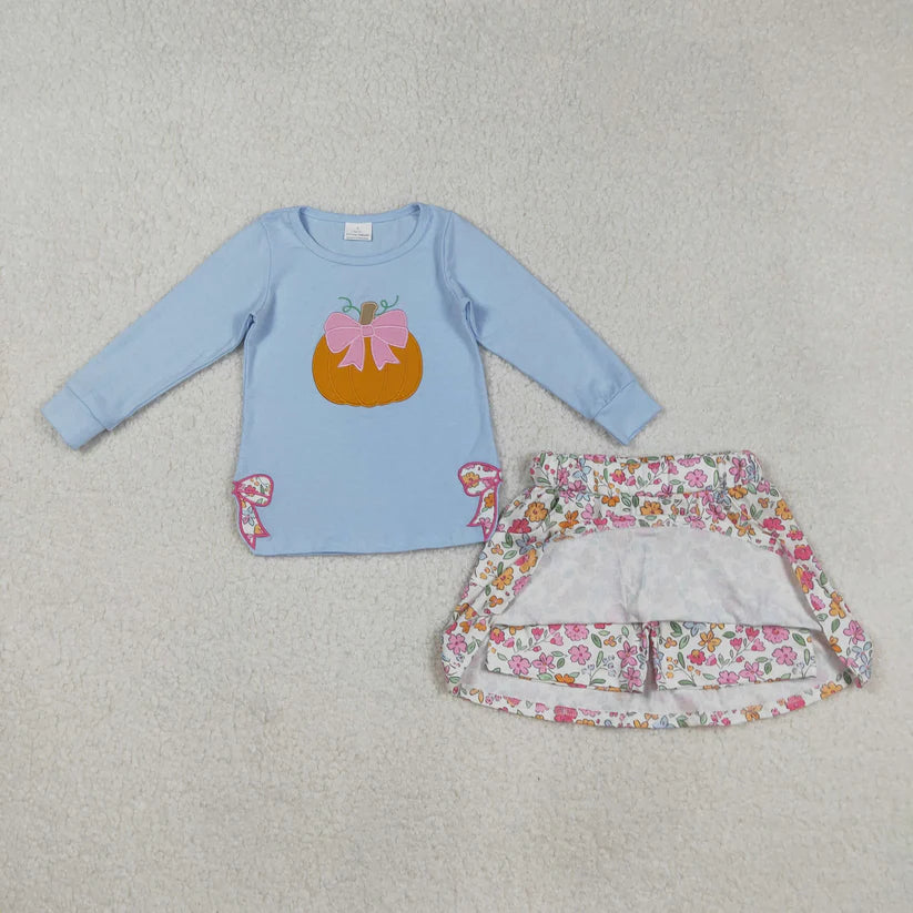 Pumpkin Floral Bow