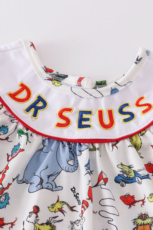 Dr.Seuss embroidery dress
