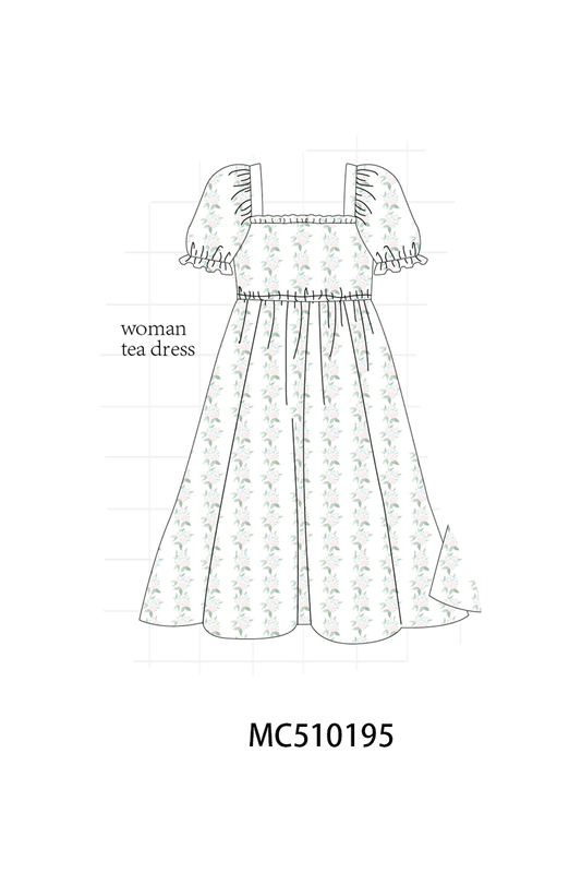 Floral print mom&me dress