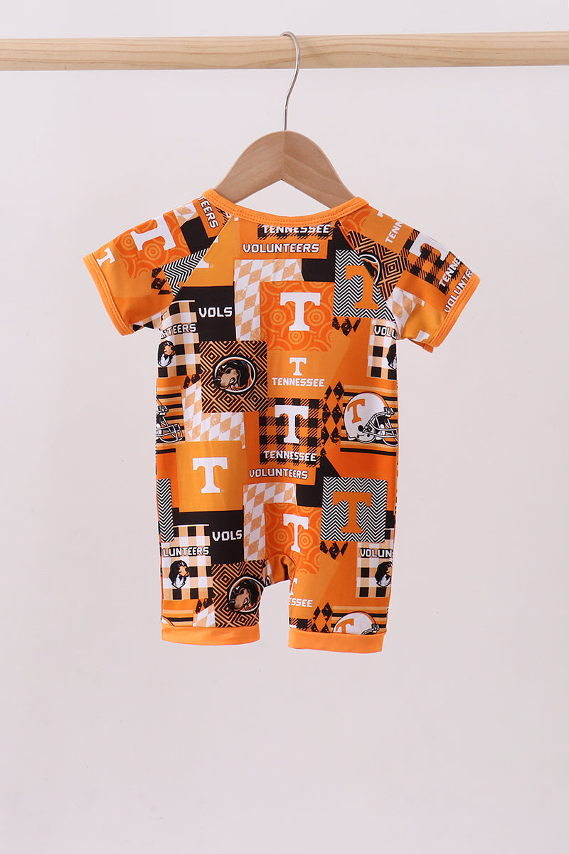 Orange Tennessee VOLS bamboo romper
