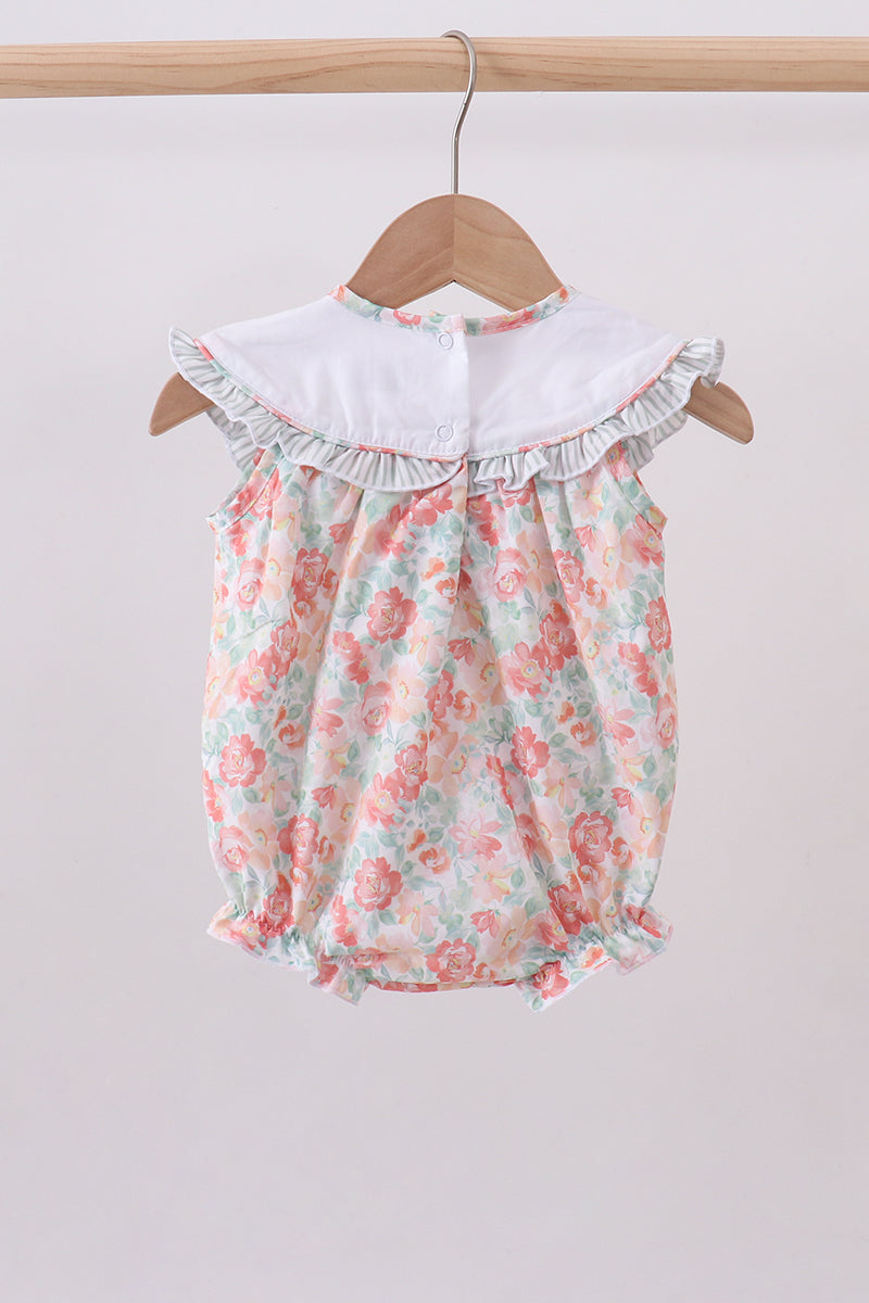 Floral Iove my mom ruffle bubble