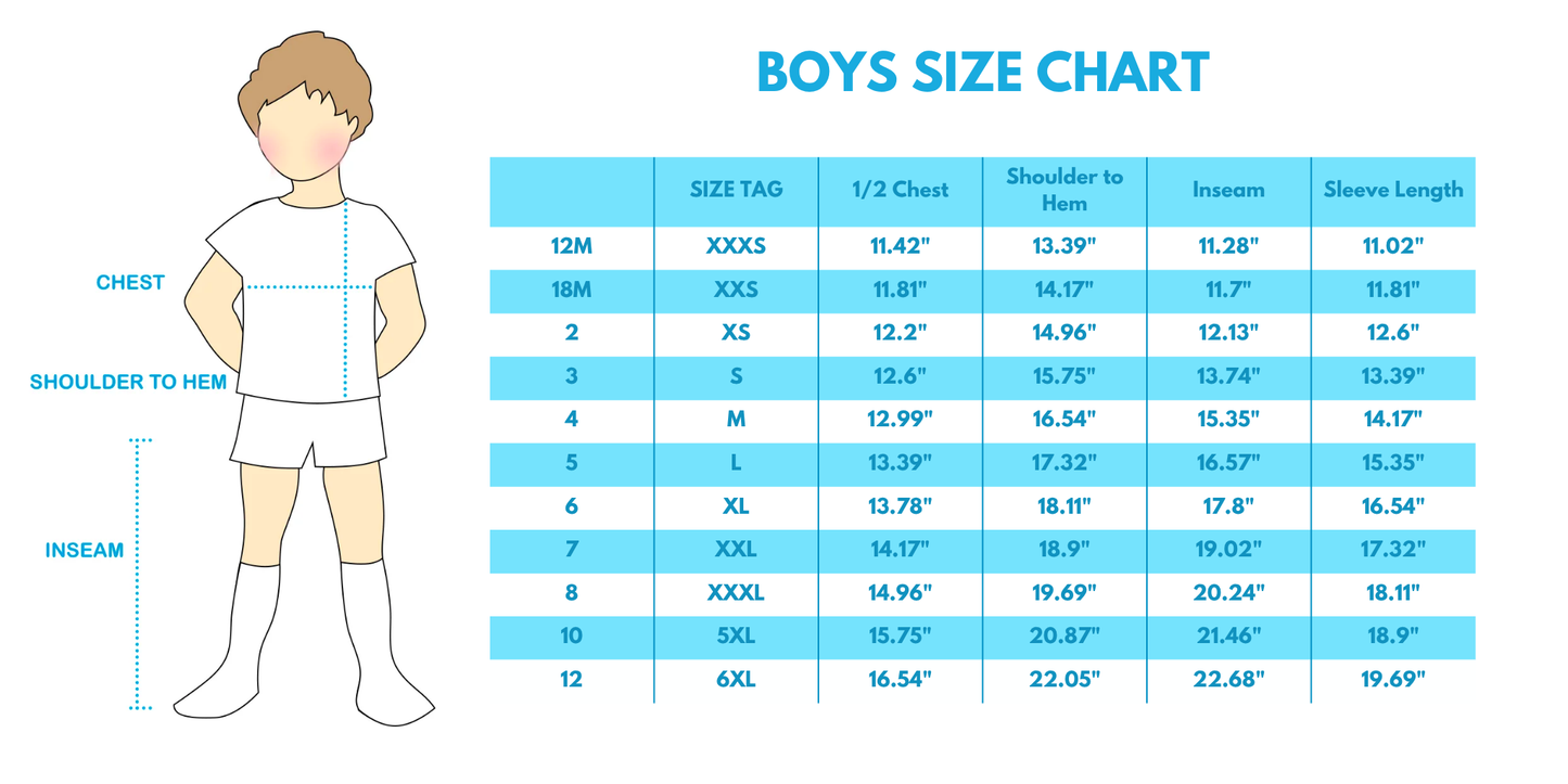 Blue character embroidery top