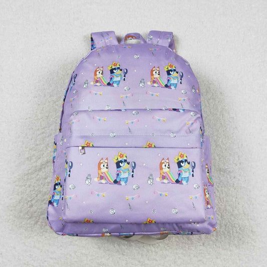 Blue-y backpack purple