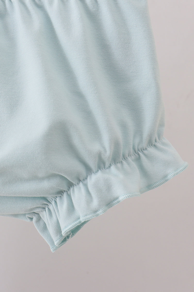 Sea shell smocked bloomer set