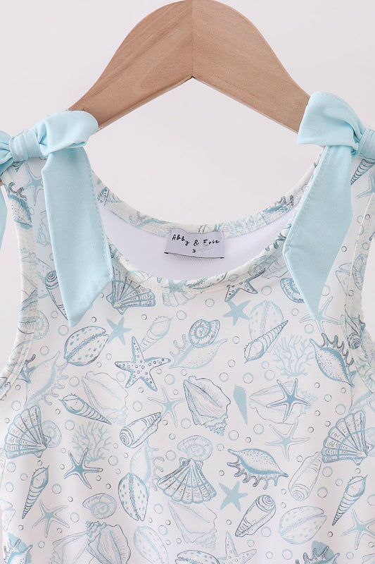 Sea shell  bow swimsuit
