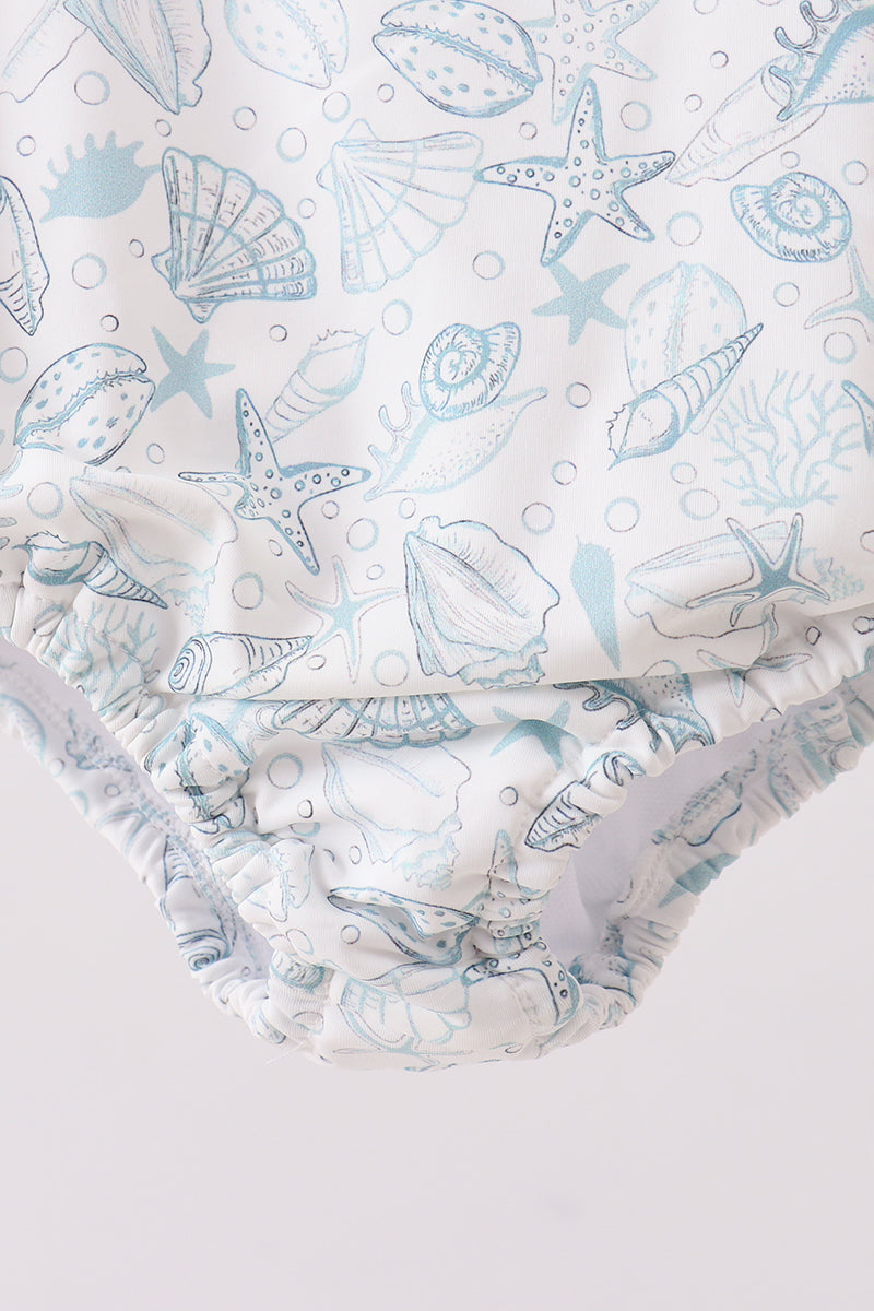 Sea shell  bow swimsuit