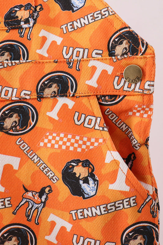 Tennessee character denim overall