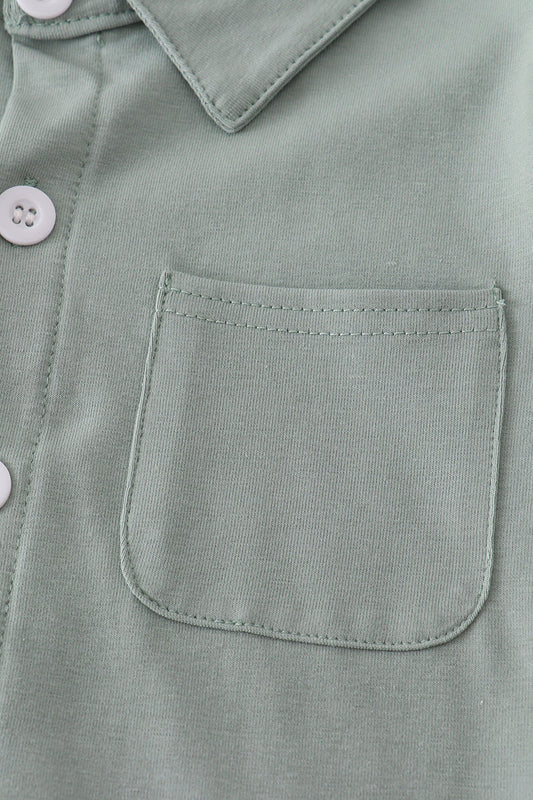 Sage button down shirt