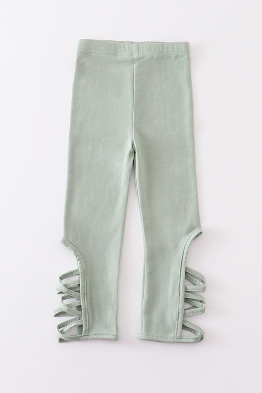 Sage hollow out legging