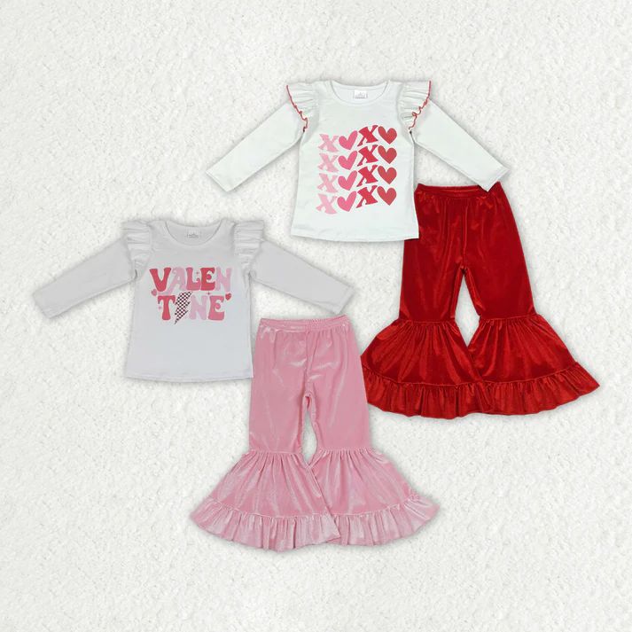 Valentine Velvet Bell Sets