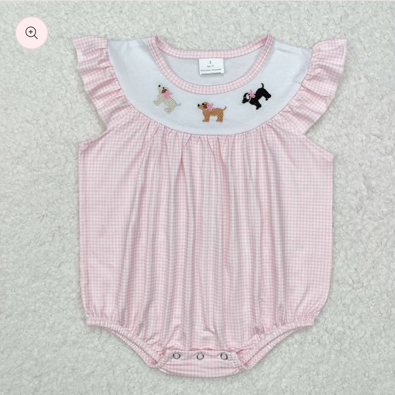 Dogs with Bows Romper