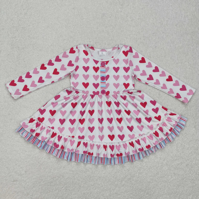 Stripe Heart Dress