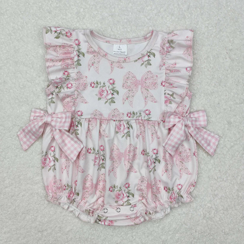 Floral Bow Ruffle Bubble