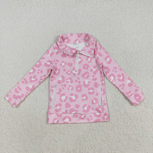 Pink Leopard Pullover
