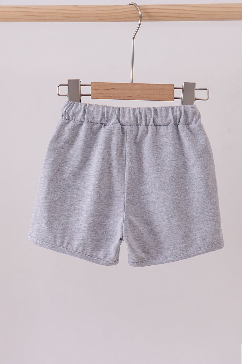 Premium Grey drawstring shorts