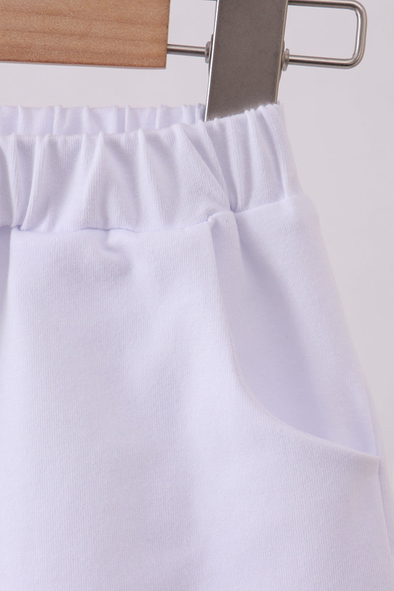 Premium White shorts