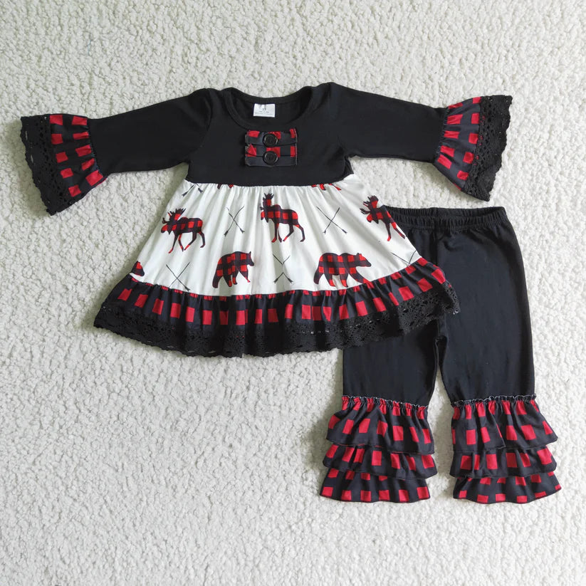 Moose Buffalo Plaid