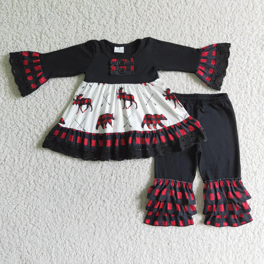 Moose Buffalo Plaid
