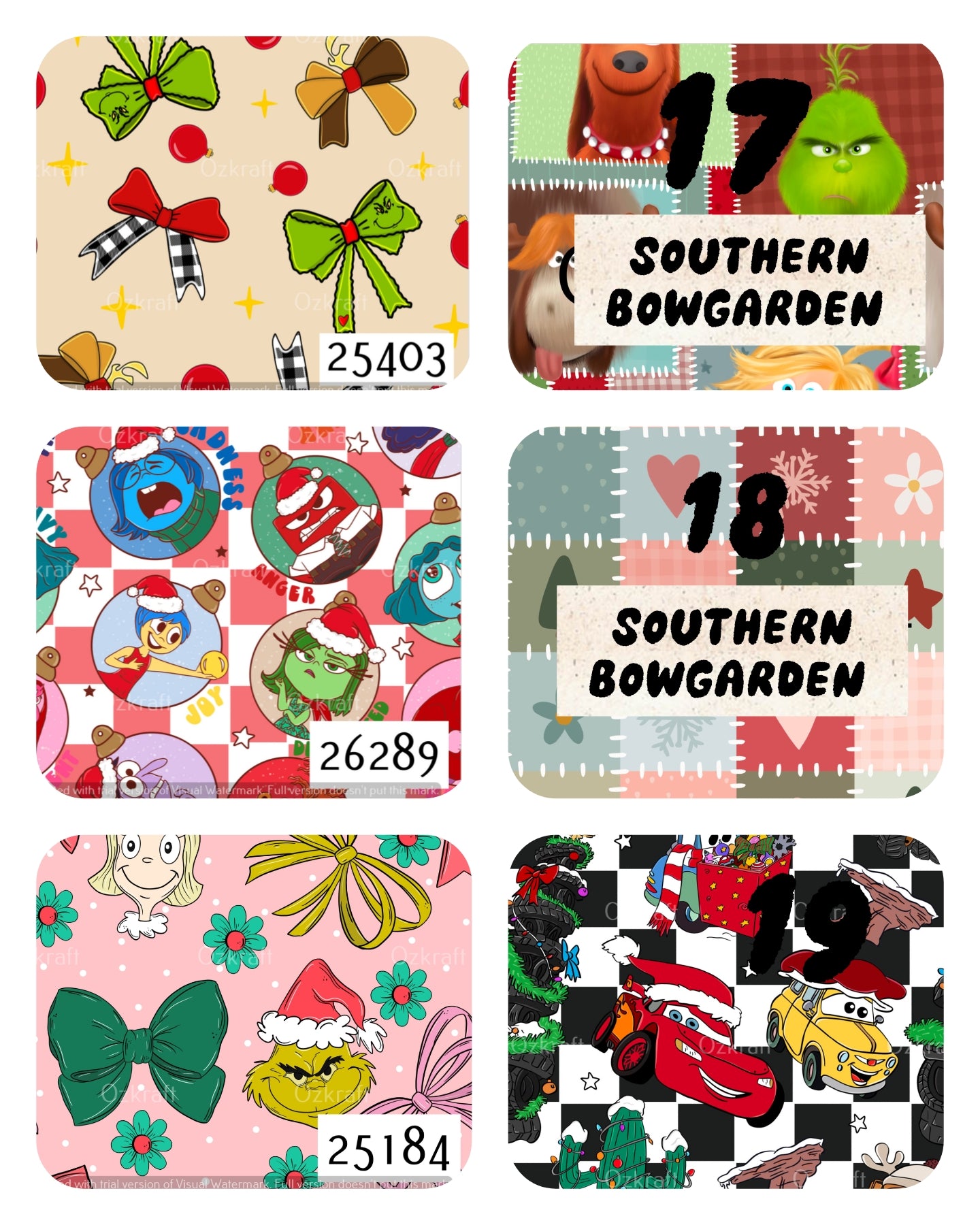 Christmas Eve Box- Christmas Patterns