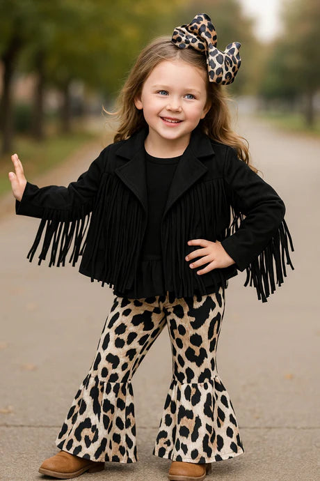 Black Fringe Jacket