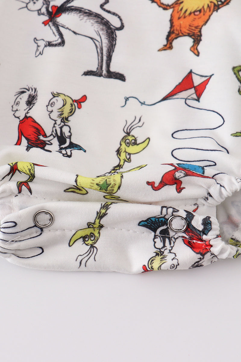 Dr.Seuss embroidery girl bubble