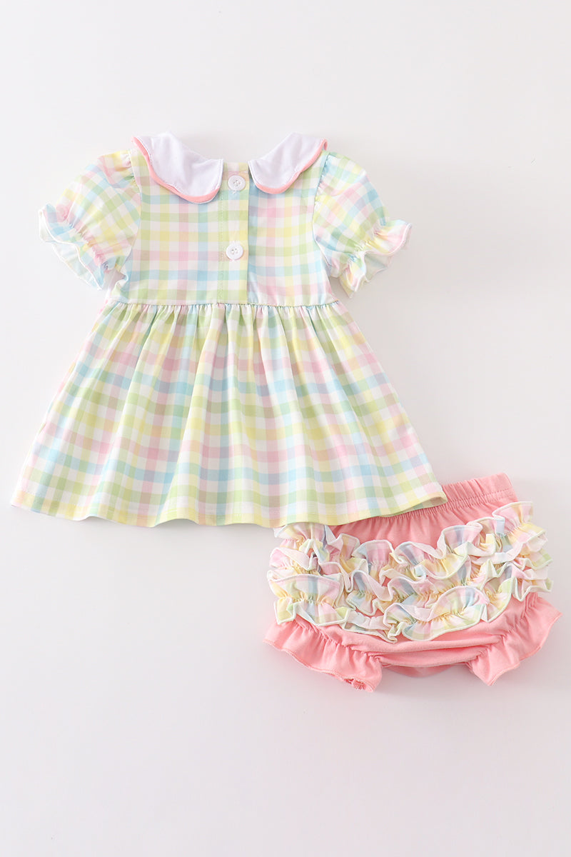 Castle princess embroidery baby set
