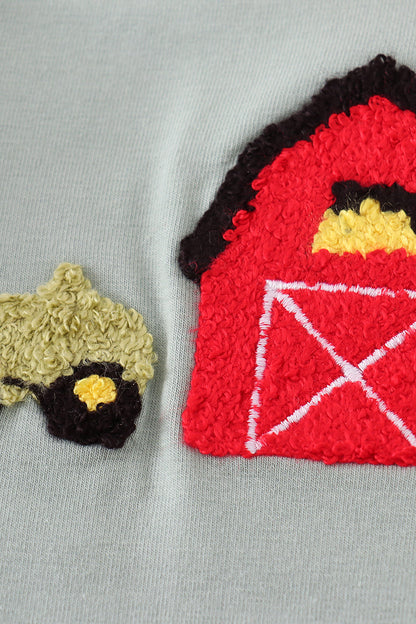Sage farm french knot boy romper
