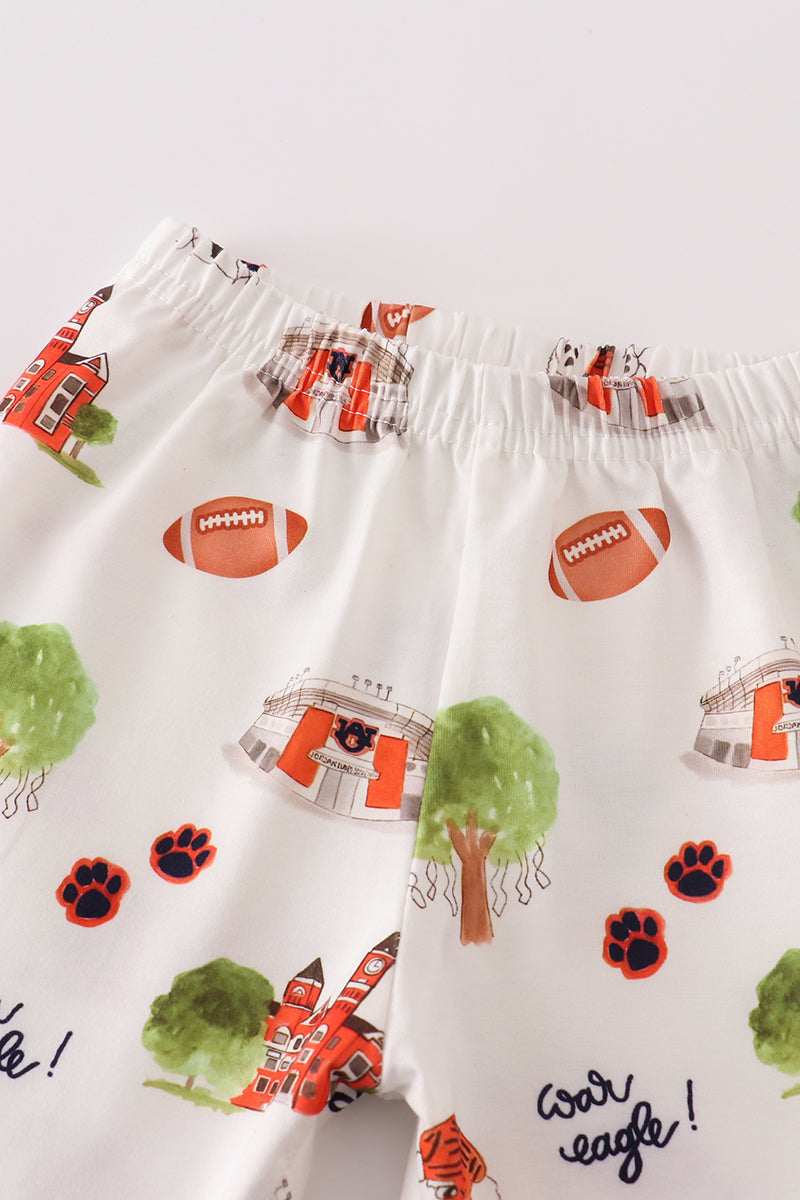 Auburn football tiger boy pajamas set