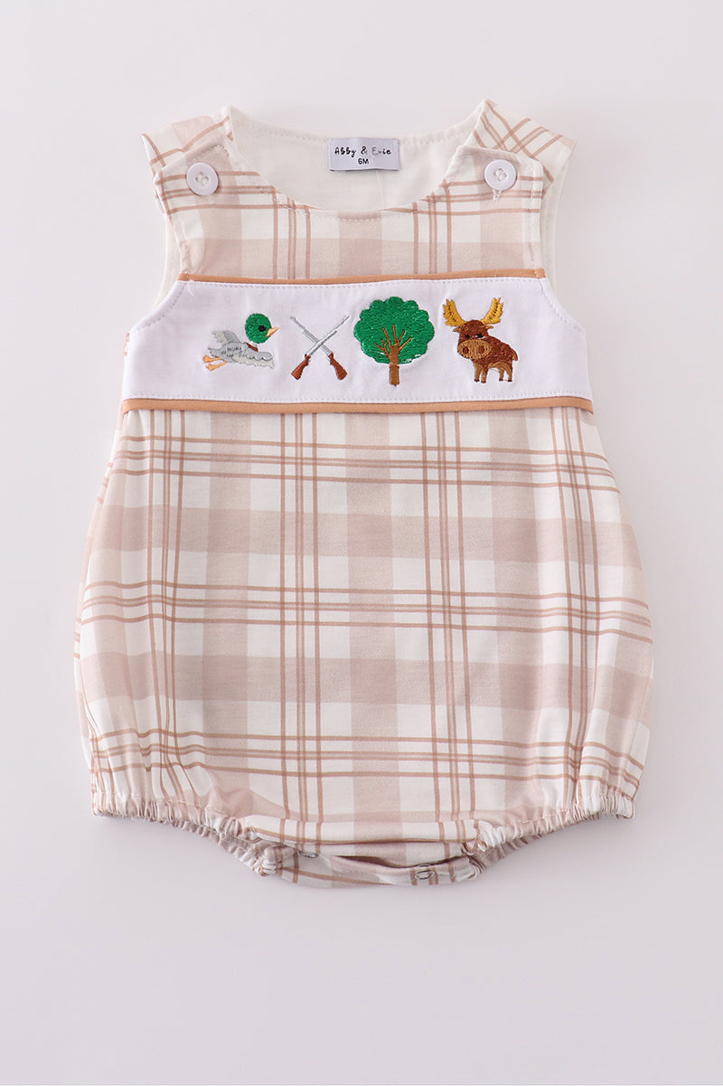 Khaki go hunting embroidery bubble