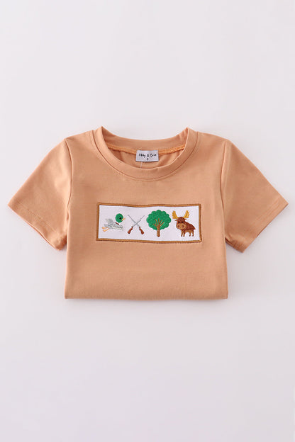 Khaki go hunting embroidery set