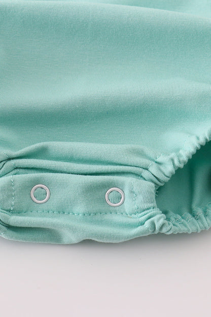 Mint hunting puppy embroidery bubble