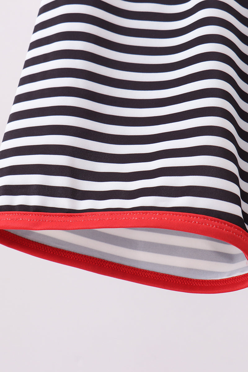 Georgia go dawgs embroidery stripe trunks