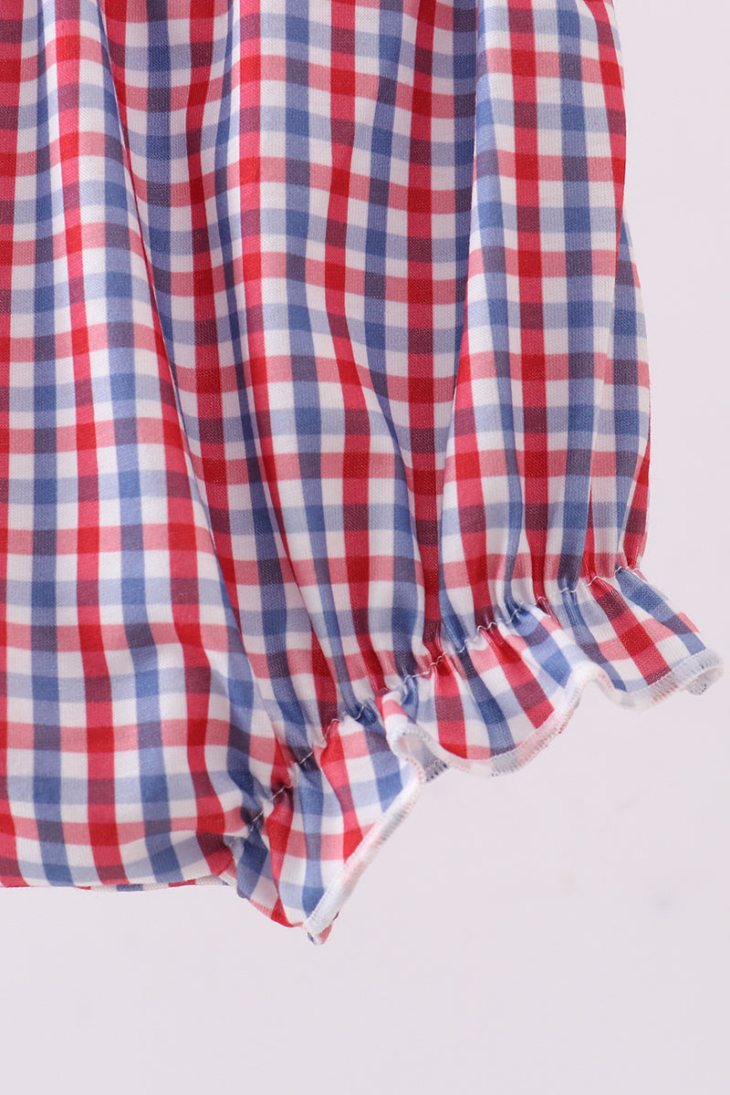 Ole Miss HOTTY TODDY smocked ruffle bubble