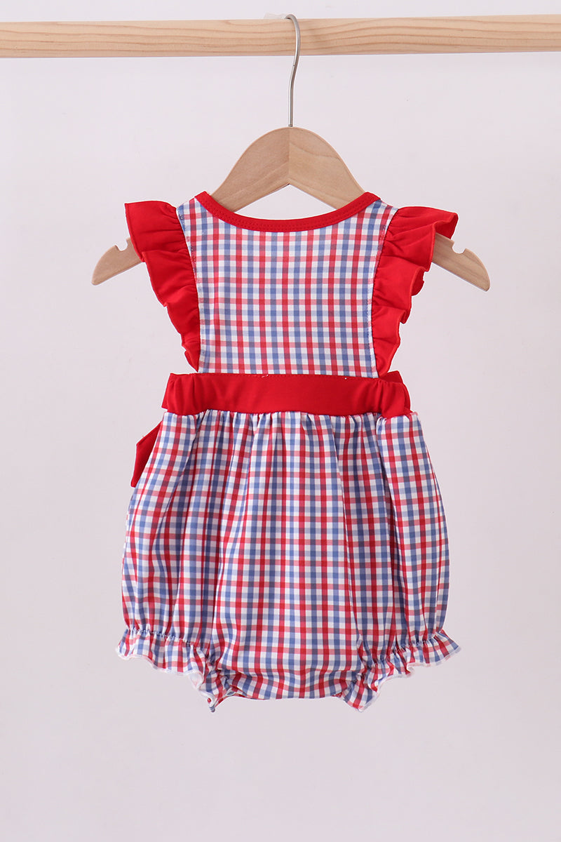 Ole Miss HOTTY TODDY smocked ruffle bubble