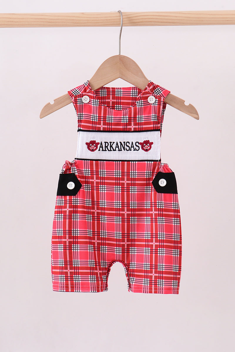 Arkansas smocked plaid jonjon