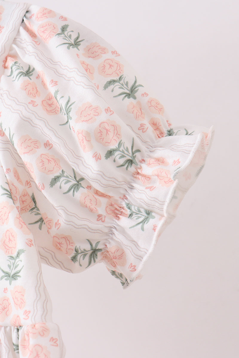 Sage floral mom&me dress