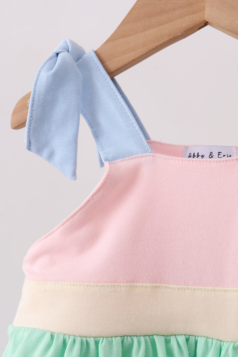 Color block bloomer set