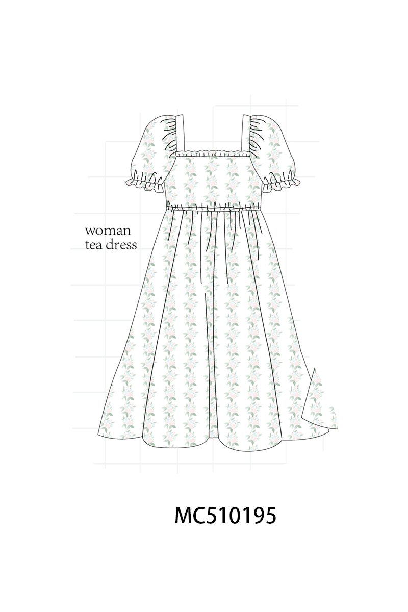 Floral print mom&me dress