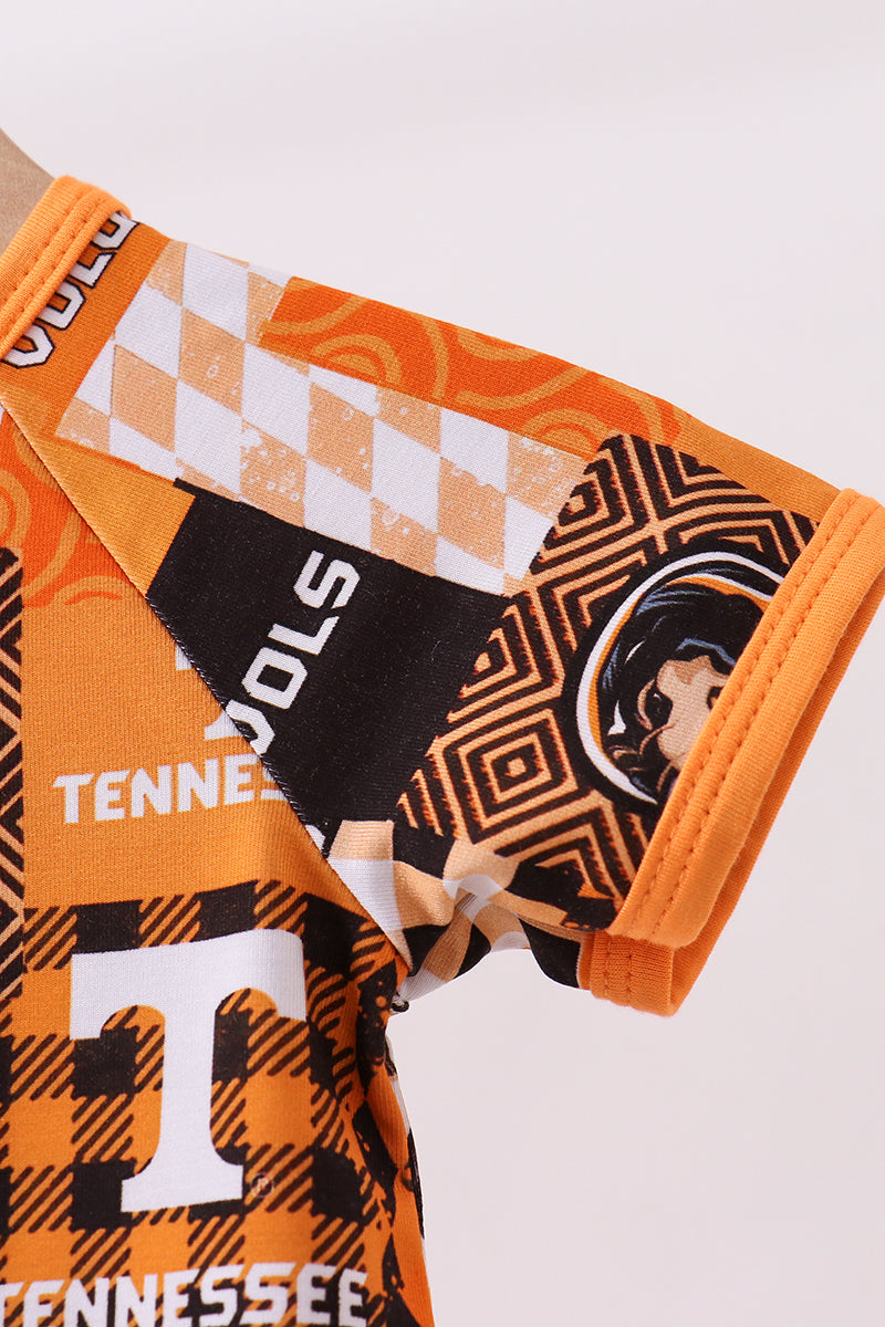 Orange Tennessee VOLS bamboo romper