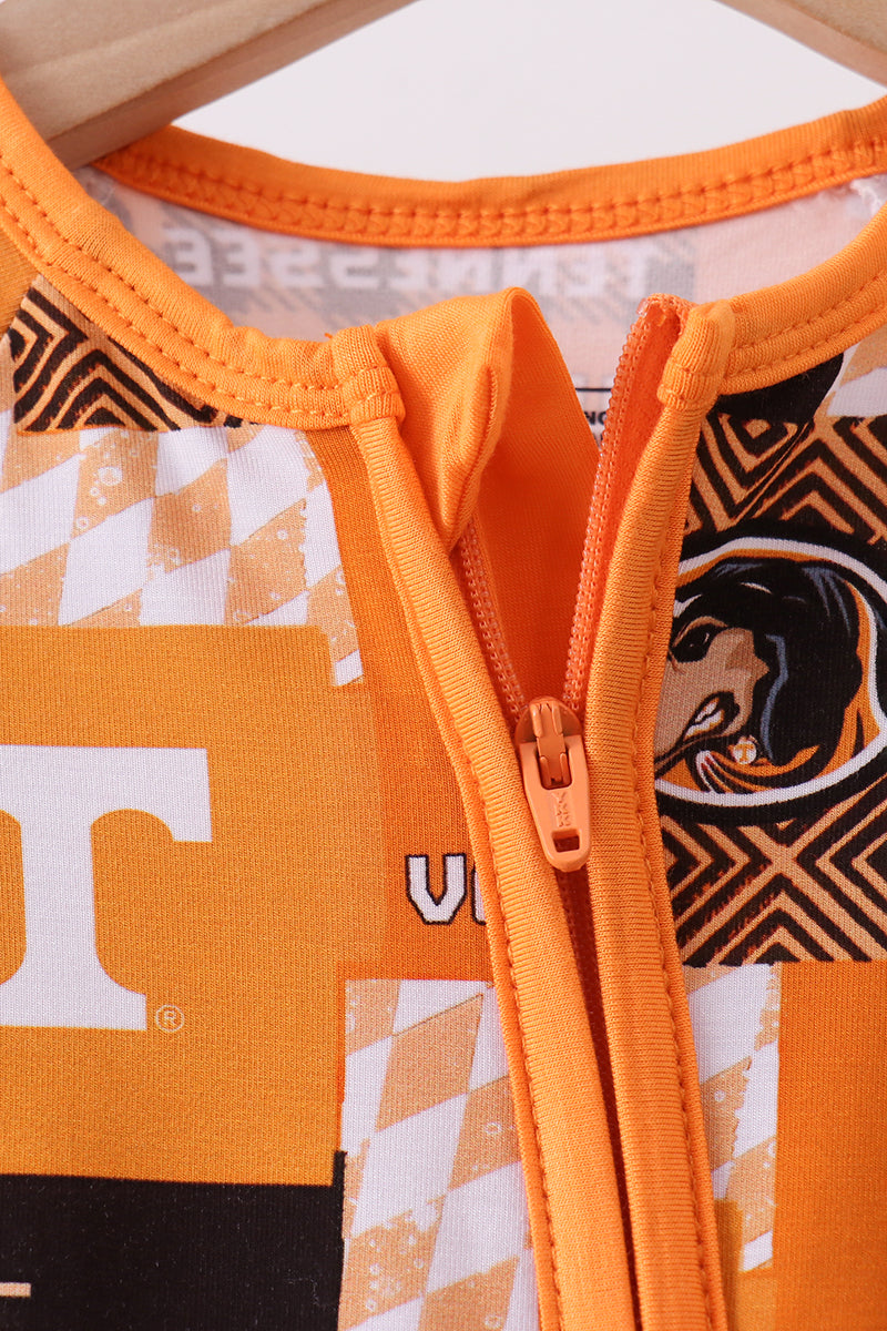 Orange Tennessee VOLS bamboo romper