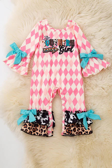 Southern Girl Diamond Romper