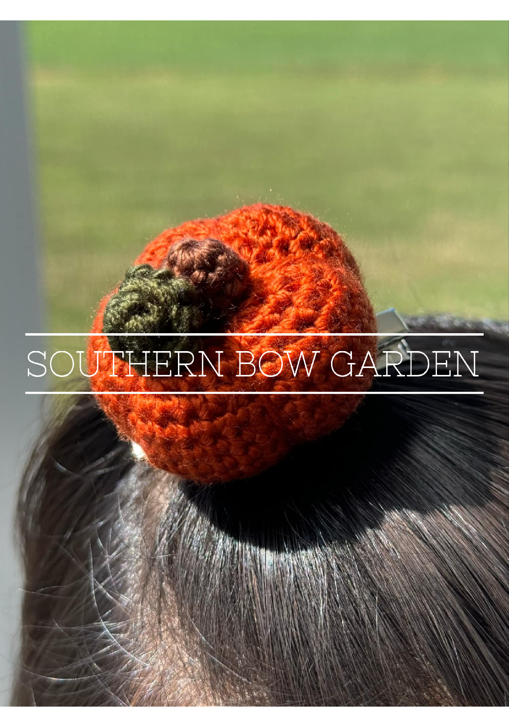 Pumpkin Crotchet Bow