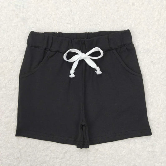 Black Pocket Shorts