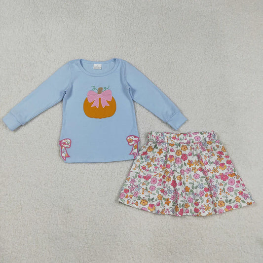 Pumpkin Floral Bow