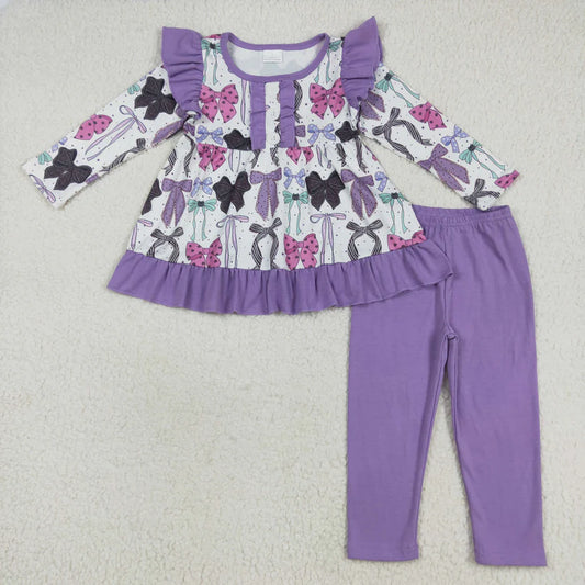Purple Bow Set