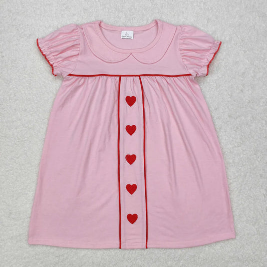 Embroidered Heart Dress